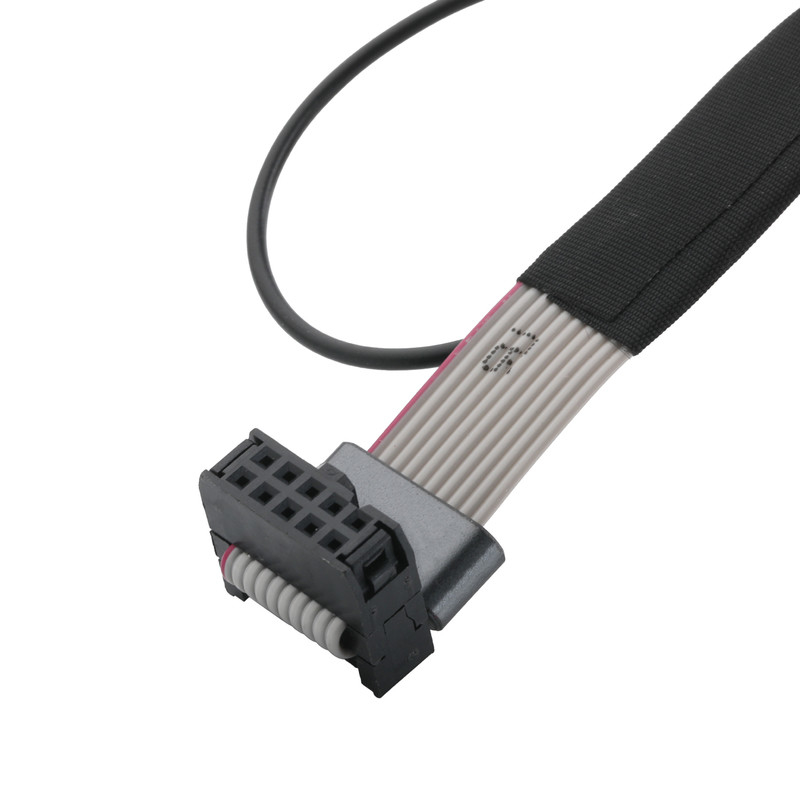 IDC FC-10P και TER M4 διασταύρωση 1,27mm Συνδέτης καλωδίου γης με δακτυλικό καλώδιο UL2651 28AWG καλώδιο OEM / ODM