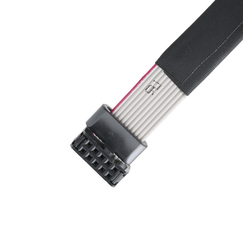 IDC FC-10P και TER M4 διασταύρωση 1,27mm Συνδέτης καλωδίου γης με δακτυλικό καλώδιο UL2651 28AWG καλώδιο OEM / ODM
