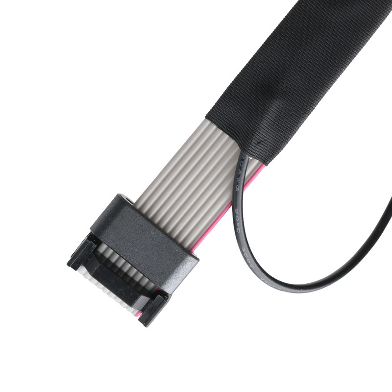IDC FC-10P και TER M4 διασταύρωση 1,27mm Συνδέτης καλωδίου γης με δακτυλικό καλώδιο UL2651 28AWG καλώδιο OEM / ODM