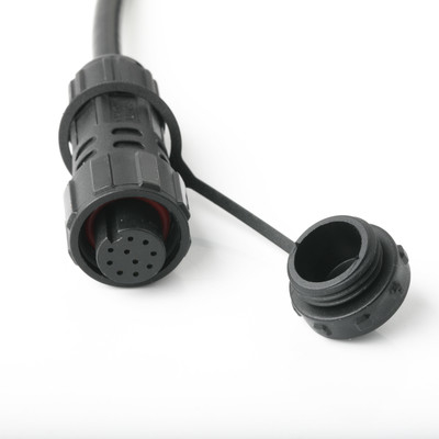 UL2464 24AWGX5C Αδιάβροχο σύρμα M16 θηλυκό έως βήμα SH1.0 9P κυκλικό καλώδιο σύνδεσης