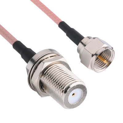 RG-179 Rf Κοακσιακό καλώδιο 75 OHMS TE 5415226-1 προς Amphenol Connex 222114-10 ROHS