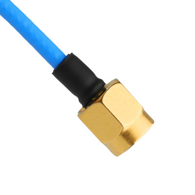 ROHS Low PIM Flex TFT-5G-402 RF Coaxial Cable διπλή ασπίδα με μπλε σακάκι FEP OEM / ODM
