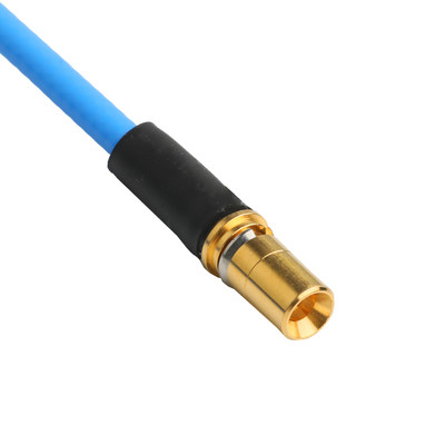 ROHS Low PIM Flex TFT-5G-402 RF Coaxial Cable διπλή ασπίδα με μπλε σακάκι FEP OEM / ODM