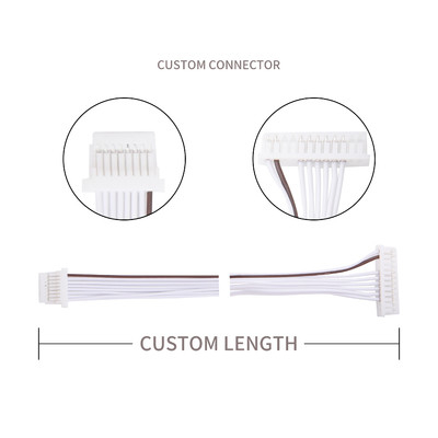 Καλώδιο Conector shr-08v-s-β ή ssh-003t-p0.2-χ JST Lvds στο PVC Molex 51021-1000