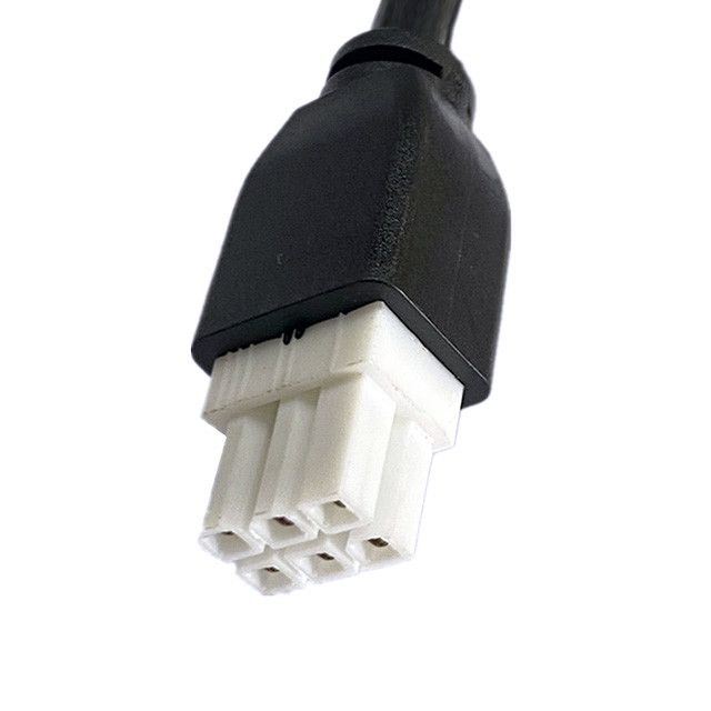 Προσαρμοσμένο καλώδιο 2 3 4 5 6 Pin Molex 5557 6pin 4,2 mm καλώδιο καλωδίου UL2464 20AWG * 6C OD6,4 mm μαύρο