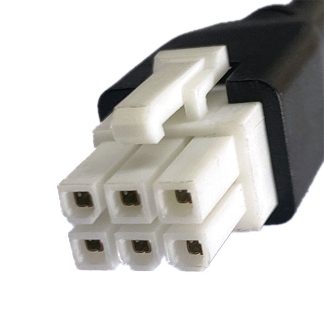 Προσαρμοσμένο καλώδιο 2 3 4 5 6 Pin Molex 5557 6pin 4,2 mm καλώδιο καλωδίου UL2464 20AWG * 6C OD6,4 mm μαύρο