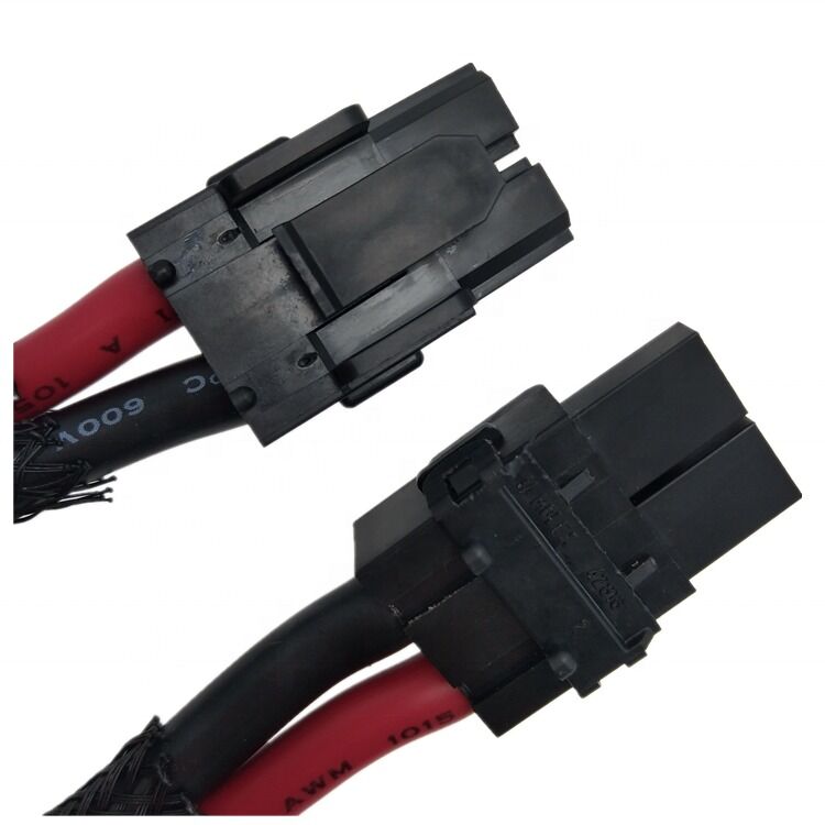 Προσαρμοσμένο συρματόπλεγμα με Molex 428160212 2Pin 10MM σύνδεσμο πεδίου και 8 AWG καλώδιο