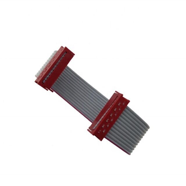 1.27mm Pitch 12pin IDC Socket με 28AWG Flat Ribbon Cable Assembly - Micro Match Male 1-215083-2