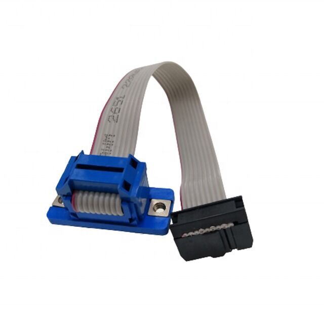 D-SUB DB9 σε IDC Flat Ribbon Cable Assembly με χρυσό καλωδίου και 2,54MM Pitch για προσαρμόσιμες εφαρμογές μήκους