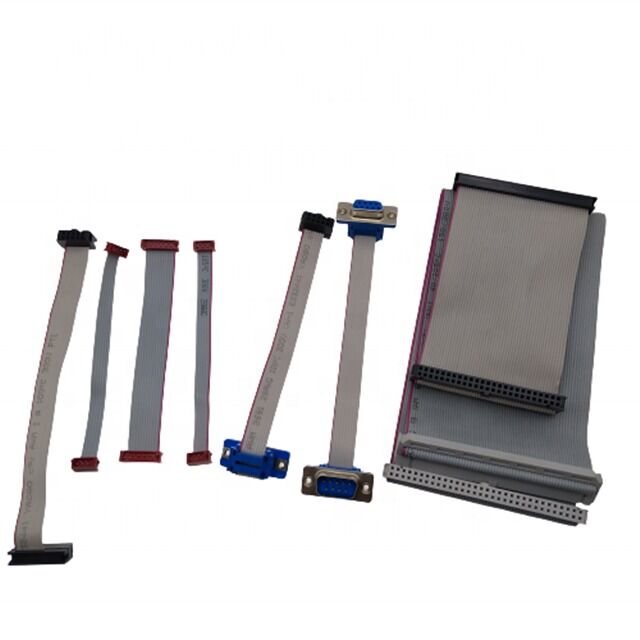 D-SUB DB9 σε IDC Flat Ribbon Cable Assembly με χρυσό καλωδίου και 2,54MM Pitch για προσαρμόσιμες εφαρμογές μήκους