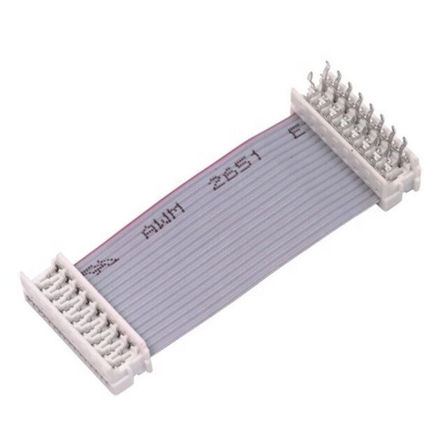 Καλώδιο επίπεδης κορδέλας OEM ODM RS232 15 ακίδων D-Sub επιχρυσωμένου συνδετήρα με προσαρμόσιμο μήκος