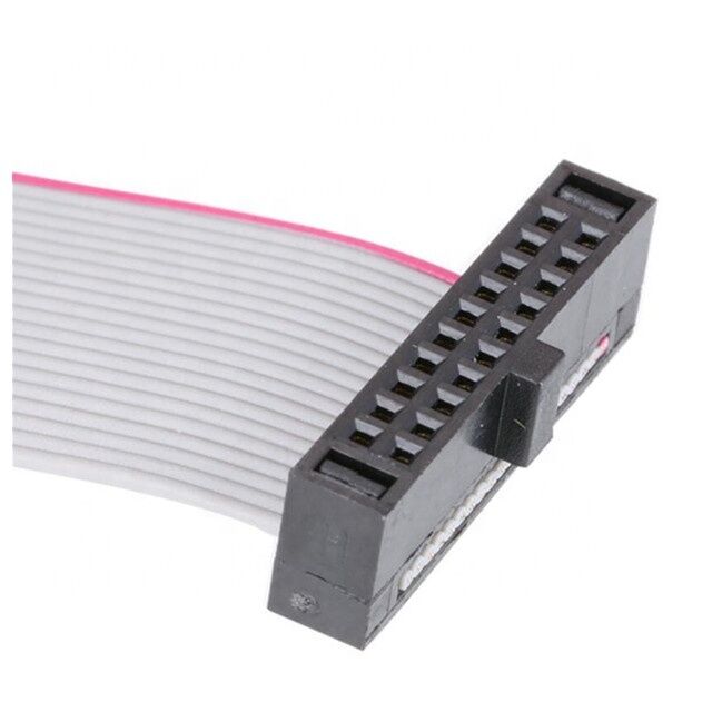 1.27mm Pitch 30AWG Χρυσό επιχρυσωμένο IDC σύνδεσμο ευέλικτο καλώδιο επίπεδης κορδέλας για ηλεκτρονικά