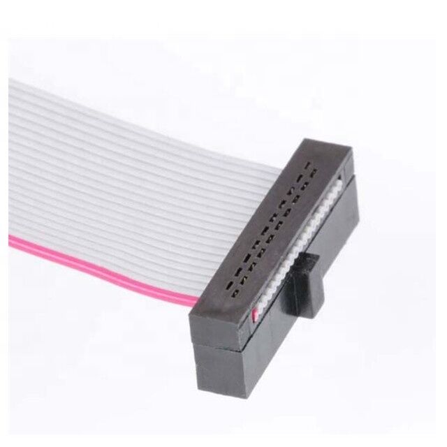 1.27mm Pitch 30AWG Χρυσό επιχρυσωμένο IDC σύνδεσμο ευέλικτο καλώδιο επίπεδης κορδέλας για ηλεκτρονικά