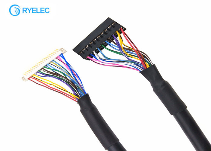 2*10 Crimp καρφιτσών  df19g-δεκαετία του '20-1C 20 καλωδίων καρφιτσών LCD Lvds τερματικό στη Dupont 2mm πίσσα 2 σειρές