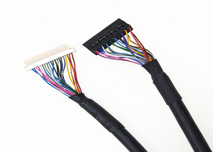 2*10 Crimp καρφιτσών  df19g-δεκαετία του '20-1C 20 καλωδίων καρφιτσών LCD Lvds τερματικό στη Dupont 2mm πίσσα 2 σειρές