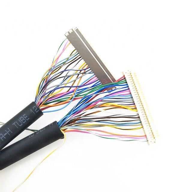 Hot Sale 1.25mm Pitch HRS DF13 40pin EDP Cable to 1mm Pitch JAE FI-X30 30pin LCD LVDS Cable Assembly