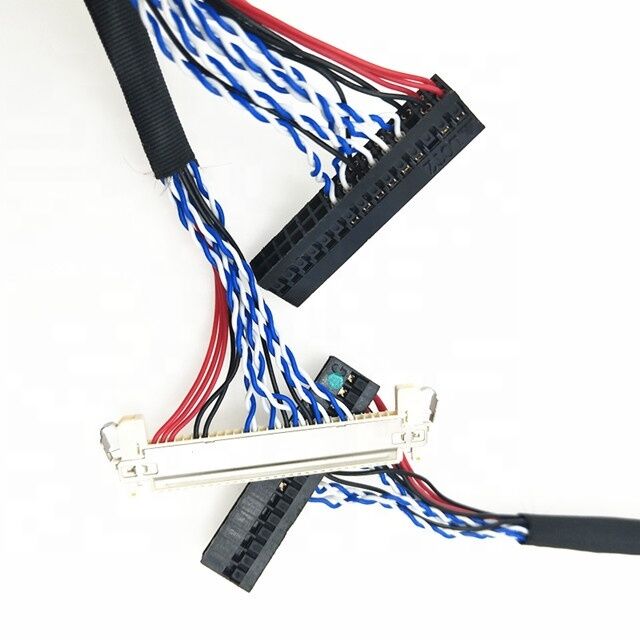 1mm Pitch 30 PIN Connector Replace JAE FI-X30HL to 2*15pin Dupont 2.0mm Pitch Lvds Cable for Lcd Panel
