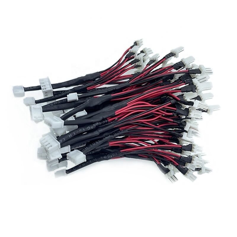 SM Αρσενικό θηλυκό Καλώδιο μετατροπής One Tow Four Connection Cable 2.54 Aircraft 2Pin Κόκκινο και μαύρο φως καλωδίωσης LED με Ter