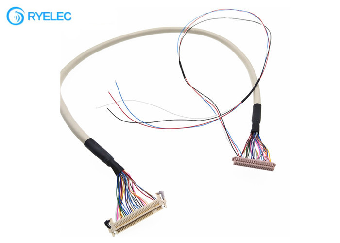 Κλειδωμένος Fi-X30HL τύπος 30PIN JAE στο καλώδιο  DF13 40pin Lvds για το οδηγημένο βίντεο TV επιτροπής