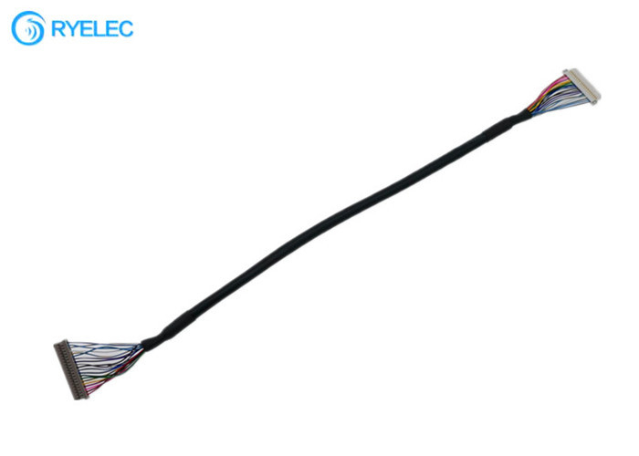 20pin 1.0mm πίσσα DF14 στο καλώδιο συνδετήρων LVDS DF19  για το γδύσιμο της μηχανής με UL20276