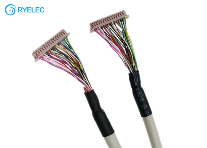 DF13-30DS-1.25C στην ψηφιακή επίδειξη DF13 TTL στον πίνακα 30 καρφίτσα 1.25mm LVDS καλώδιο LCD