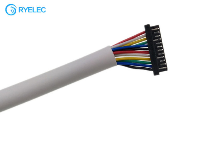 12Pin 0.8mm πίσσα DF52-12P-0.8C cl0668-0008-6-21 άσπρος σωλήνας PVC λουριών καλωδίων για την επιτροπή LCD