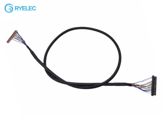 ODM 40PIN  DF13-40DS-1.25C cOem σε 20PIN JAE Fi-S20S με το καλώδιο Lvds σακακιών για ψηφιακό