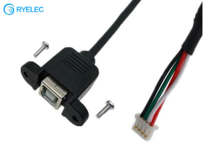Η θηλυκή επιτροπή ΤΎΠΩΝ Β USB τοποθετεί σε Molex Picoblade 4pin 51021 με το καλώδιο ημερομηνίας 100mm