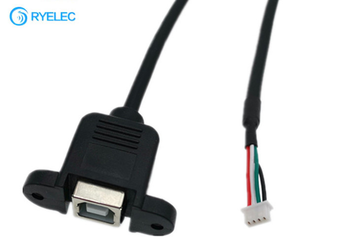 Η θηλυκή επιτροπή ΤΎΠΩΝ Β USB τοποθετεί σε Molex Picoblade 4pin 51021 με το καλώδιο ημερομηνίας 100mm