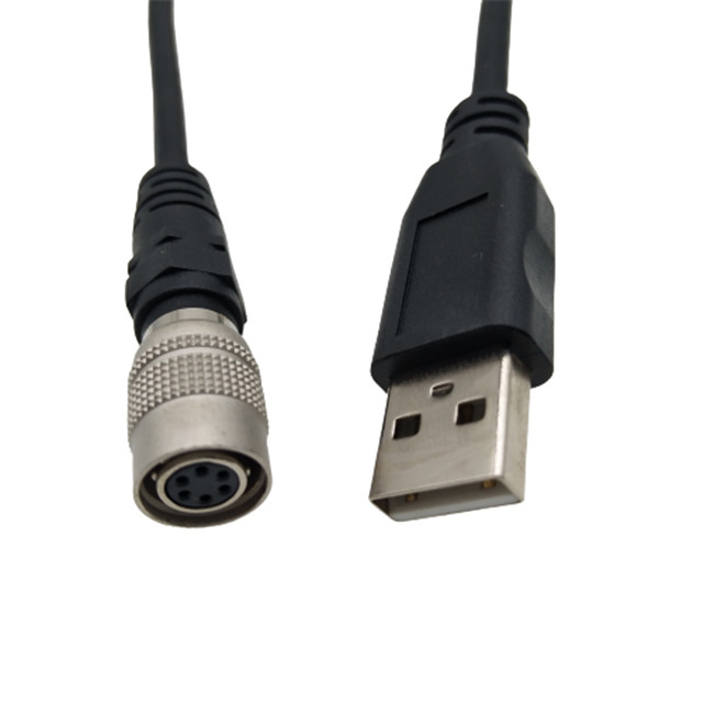 6 αντιφατική κυκλική USB2.0 συνέλευση λουριών καλωδίων συνήθειας καρφιτσών για τις κάμερες