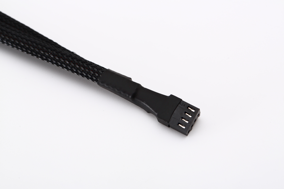 1 έως 3 Way Splitter Sleeved 4 Pin Pwm Connector Υπολογιστής Φανατήρα Διεύρυνση καλώδιο 4p Ένα σημείο τρία