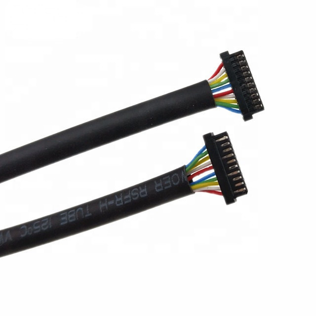 Ul1571 32 λουρί 0.8mm πίσσα 10 συνήθειας AWG καλώδιο PVC καρφιτσών DF52-10P-0.8C