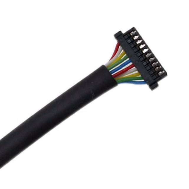Ul1571 32 λουρί 0.8mm πίσσα 10 συνήθειας AWG καλώδιο PVC καρφιτσών DF52-10P-0.8C