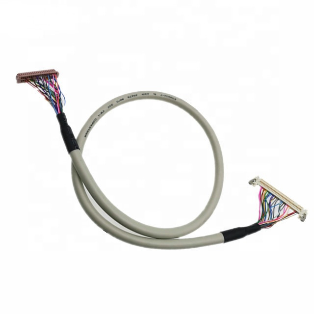 30pin Jae Fi-X30hl στο καλώδιο Lvds ασπίδων 40pin ώρες Df13-40p 20276 30v για την επιτροπή οθόνης LCD