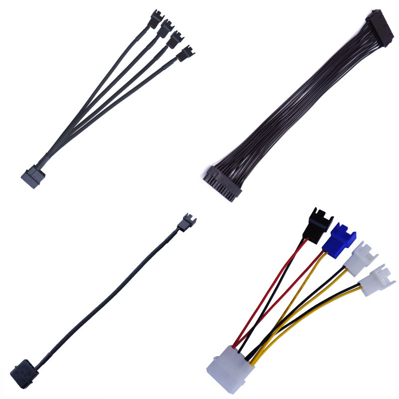 Pcie 8 θηλυκό καρφιτσών στο διπλό Sleeved προστατευμένο Pcie GPU Minig καλώδιο τροφοδοσίας 8pin