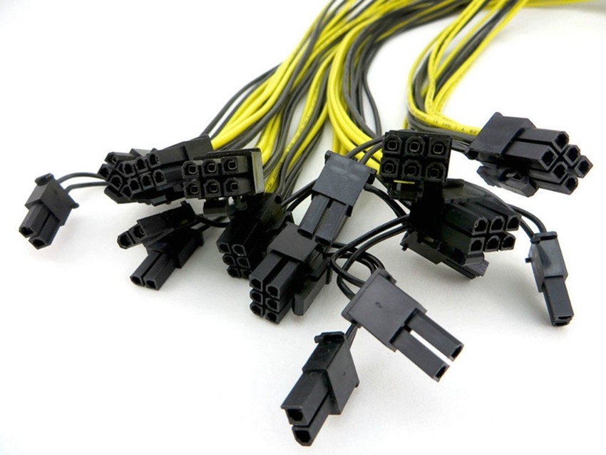 ΑΡΣΕΝΙΚΌ 16AWG 6PIN στο ΑΡΣΕΝΙΚΌ Pci Ε καλώδιο τροφοδοσίας 8PIN για τη κάρτα γραφικών