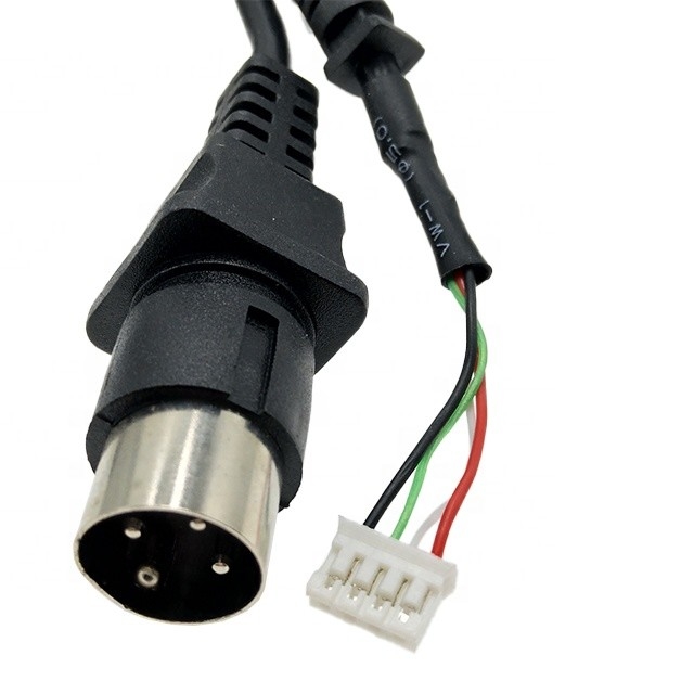 Θηλυκός USB 2,0 συνδετήρας καλωδίων υποδοχών DIN με τον πλαστικό συνδετήρα λαβών
