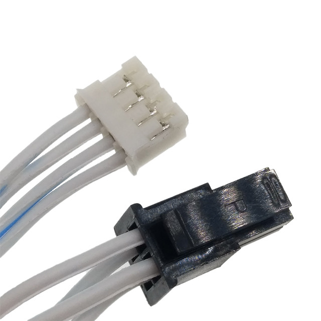 Λάστιχο 3MM επίπεδη συνέλευση VERT ΔΙΠΛΌ 2*2Pin καλωδίων κορδελλών σε JST JST pH
